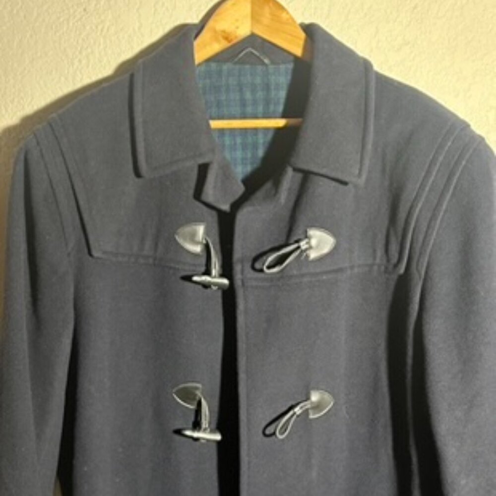 Vintage Abitale Navy Duffle-coat Sz. XL